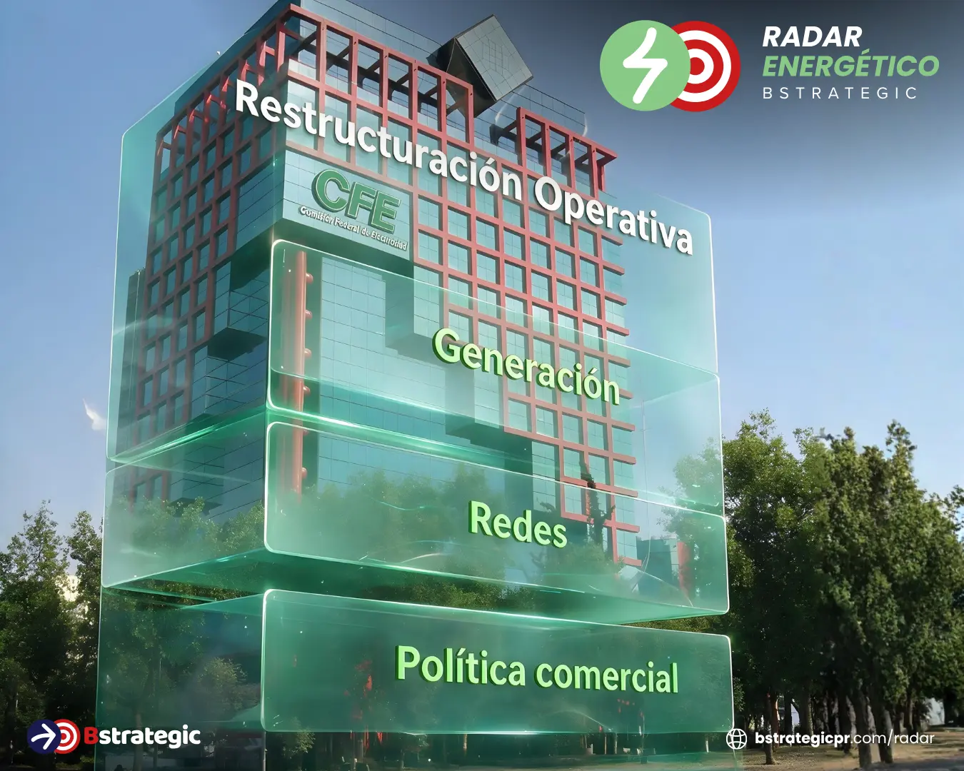 CFE reestructura su operación y divide funciones en generación, redes y política comercial 
